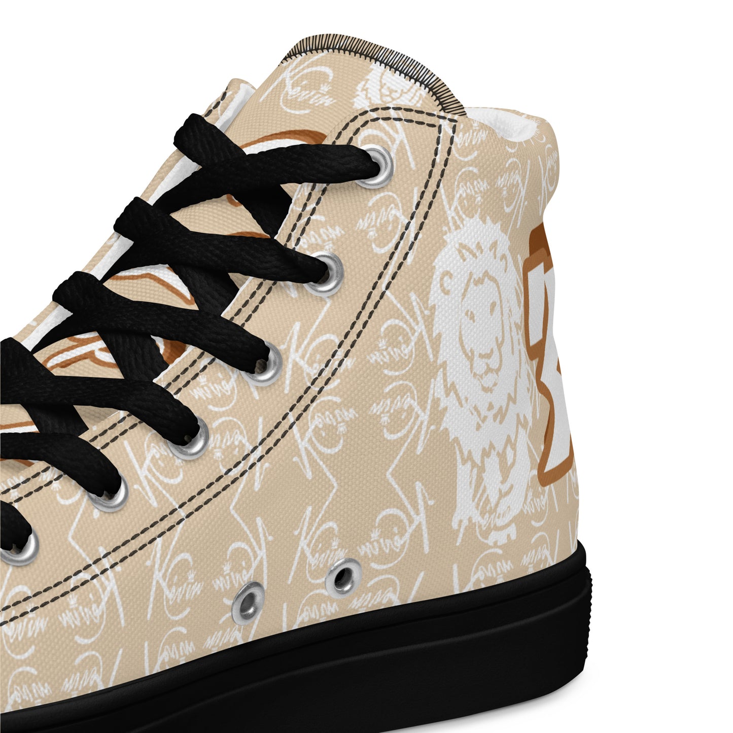 3TG True Alpha (Desert Lion Print Edition) Men’s high top shoes