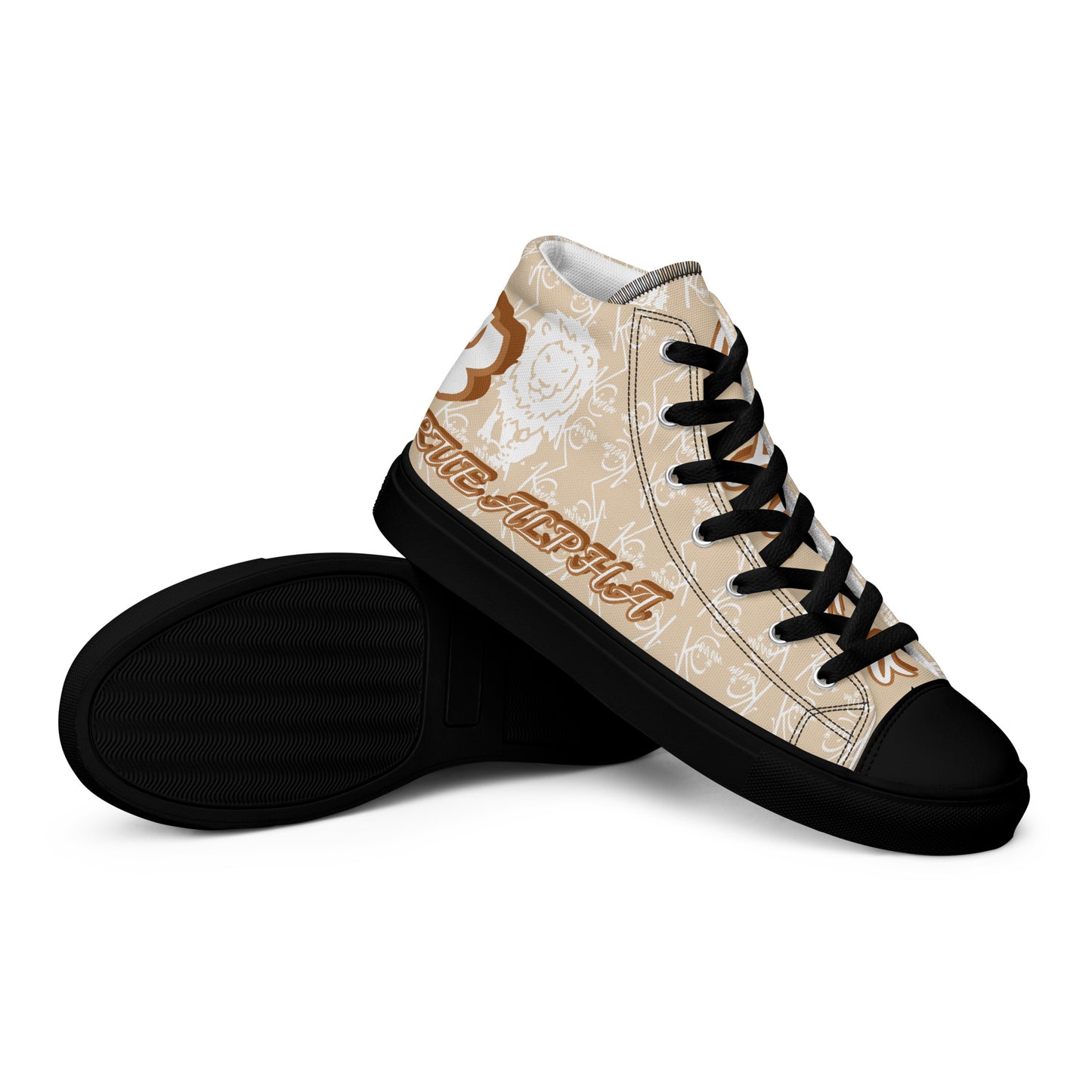 3TG True Alpha (Desert Lion Print Edition) Men’s high top shoes