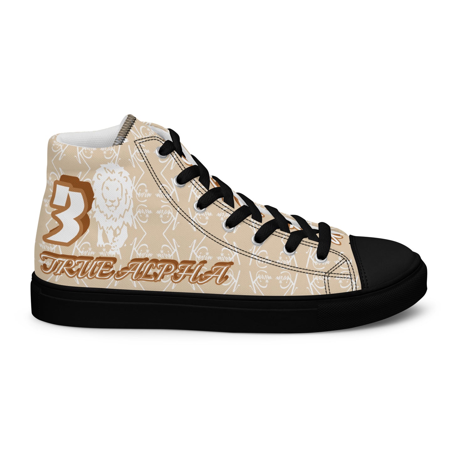 3TG True Alpha (Desert Lion Print Edition) Men’s high top shoes