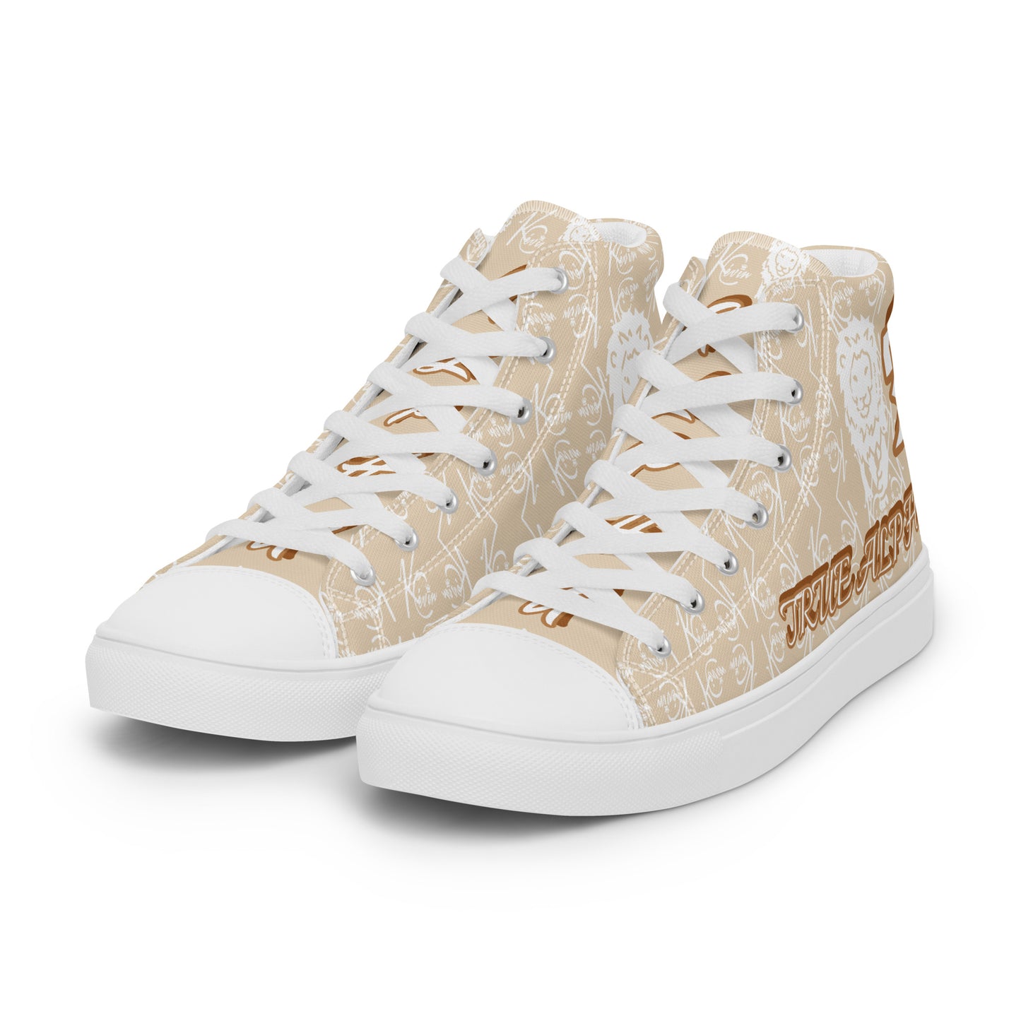 3TG True Alpha (Desert Lion Print Edition) Men’s high top shoes