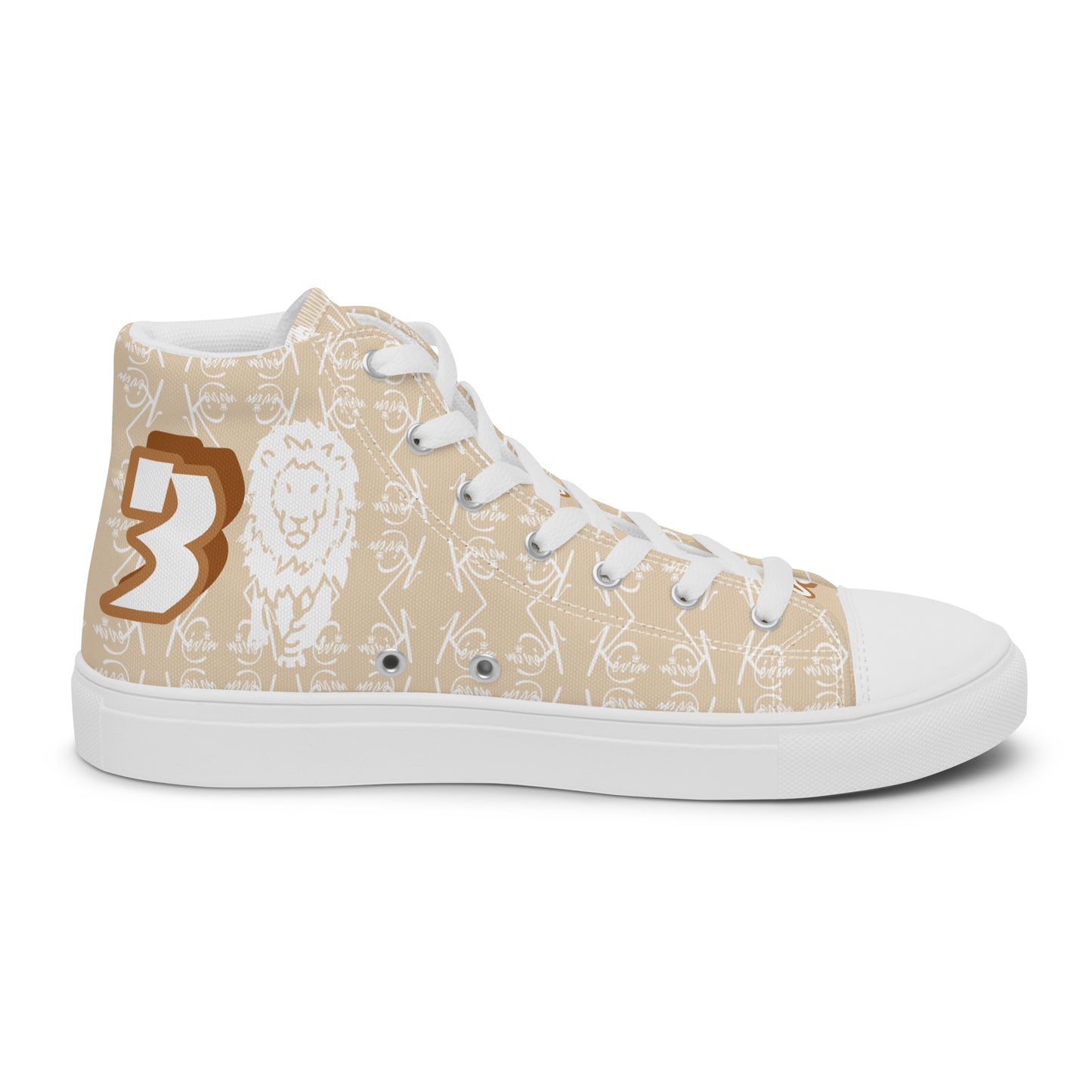 3TG True Alpha (Desert Lion Print Edition) Men’s high top shoes