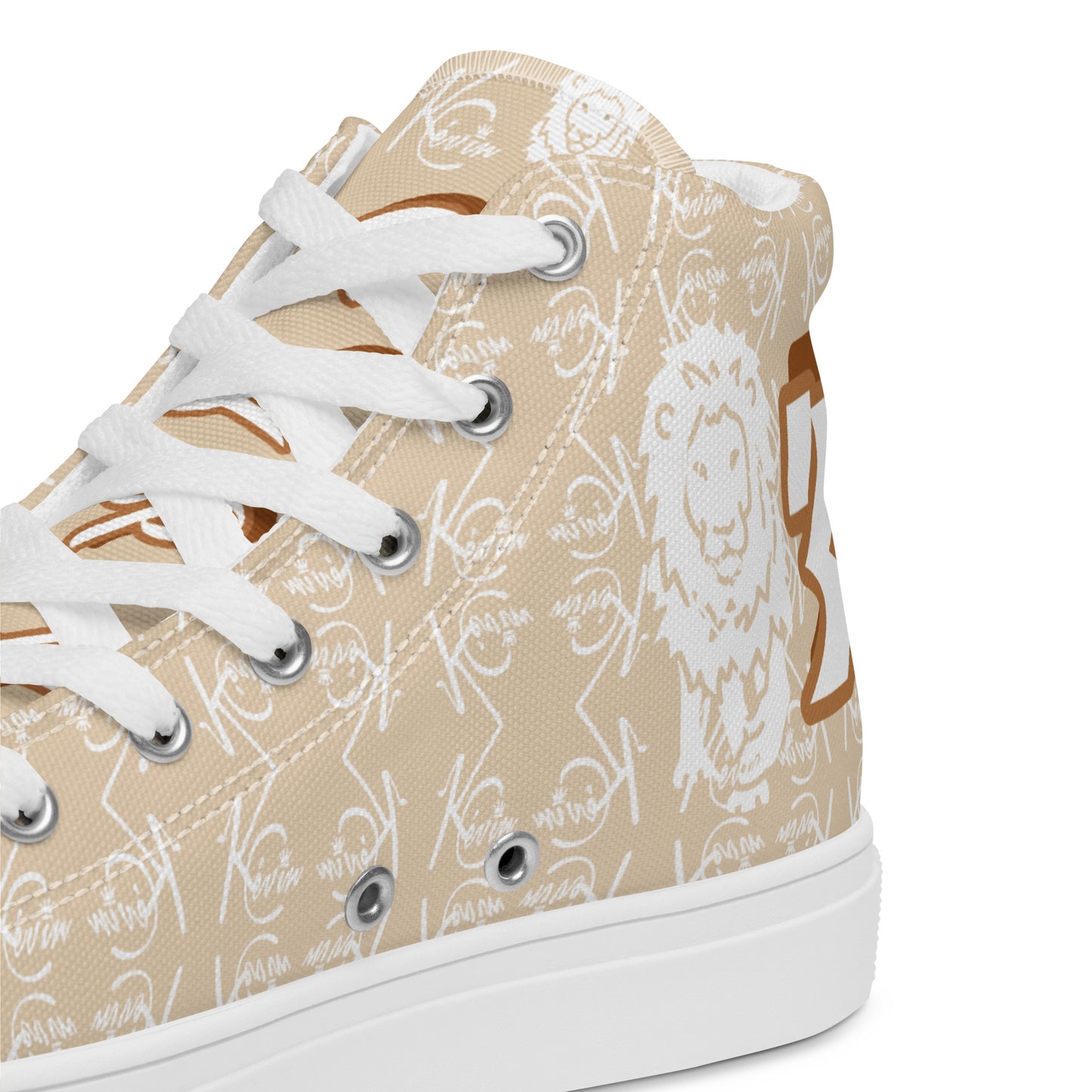 3TG True Alpha (Desert Lion Print Edition) Men’s high top shoes