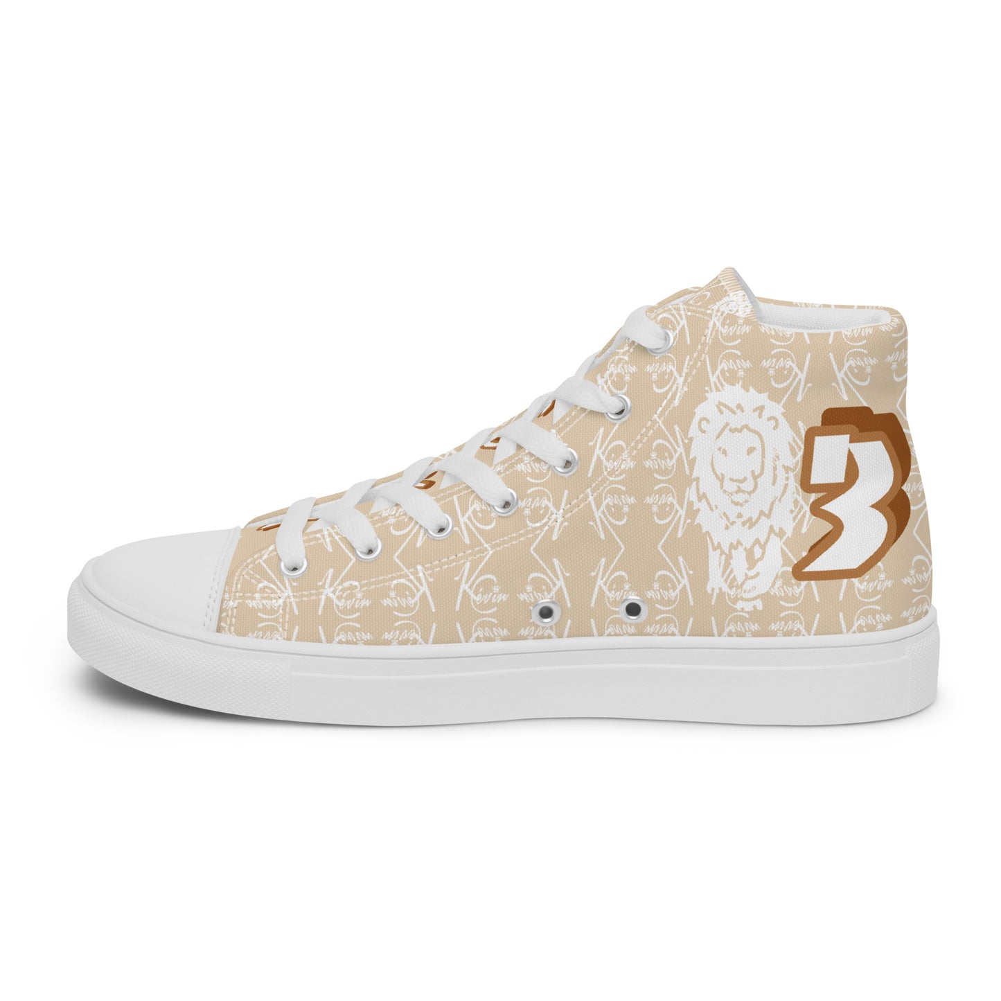 3TG True Alpha (Desert Lion Print Edition) Men’s high top shoes