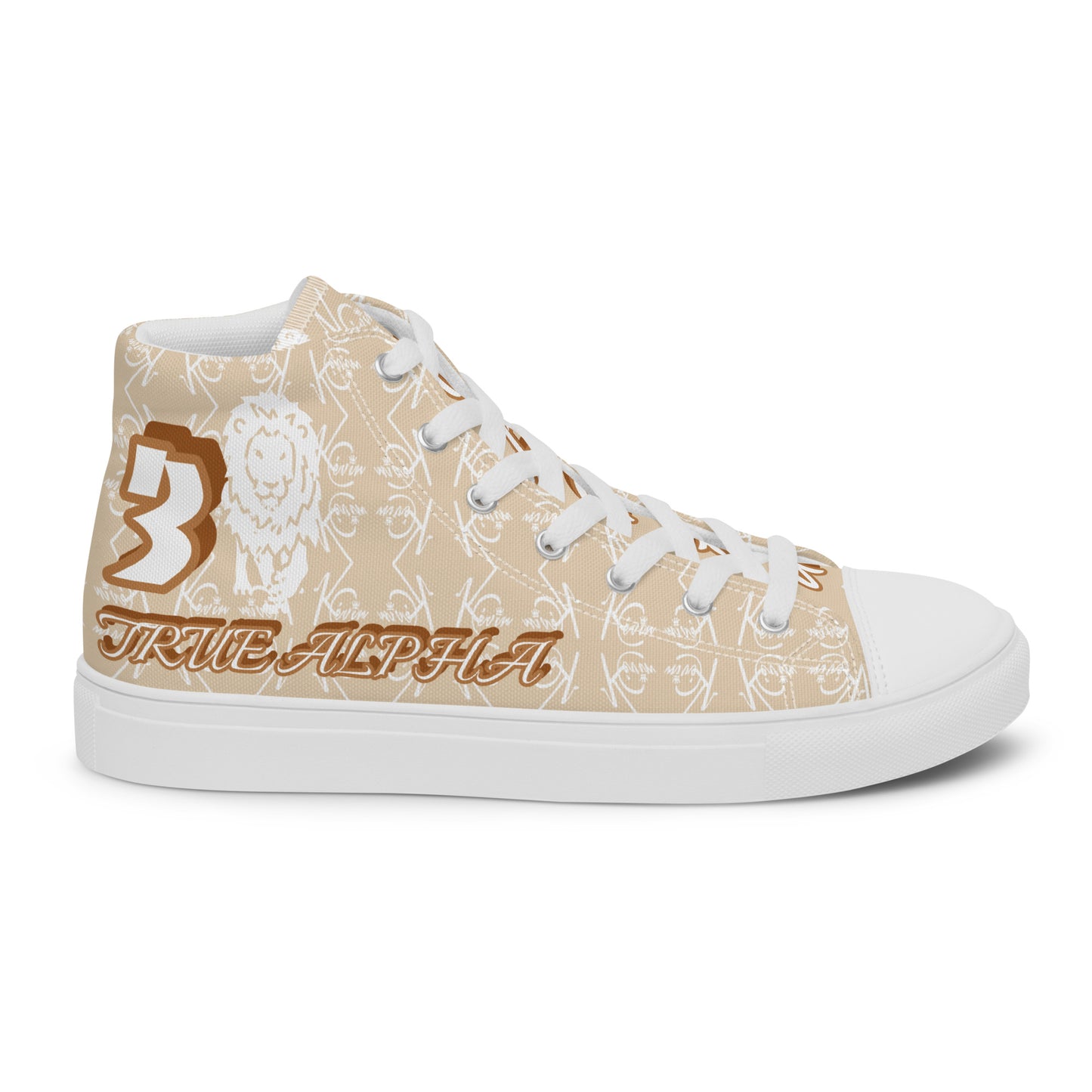 3TG True Alpha (Desert Lion Print Edition) Men’s high top shoes