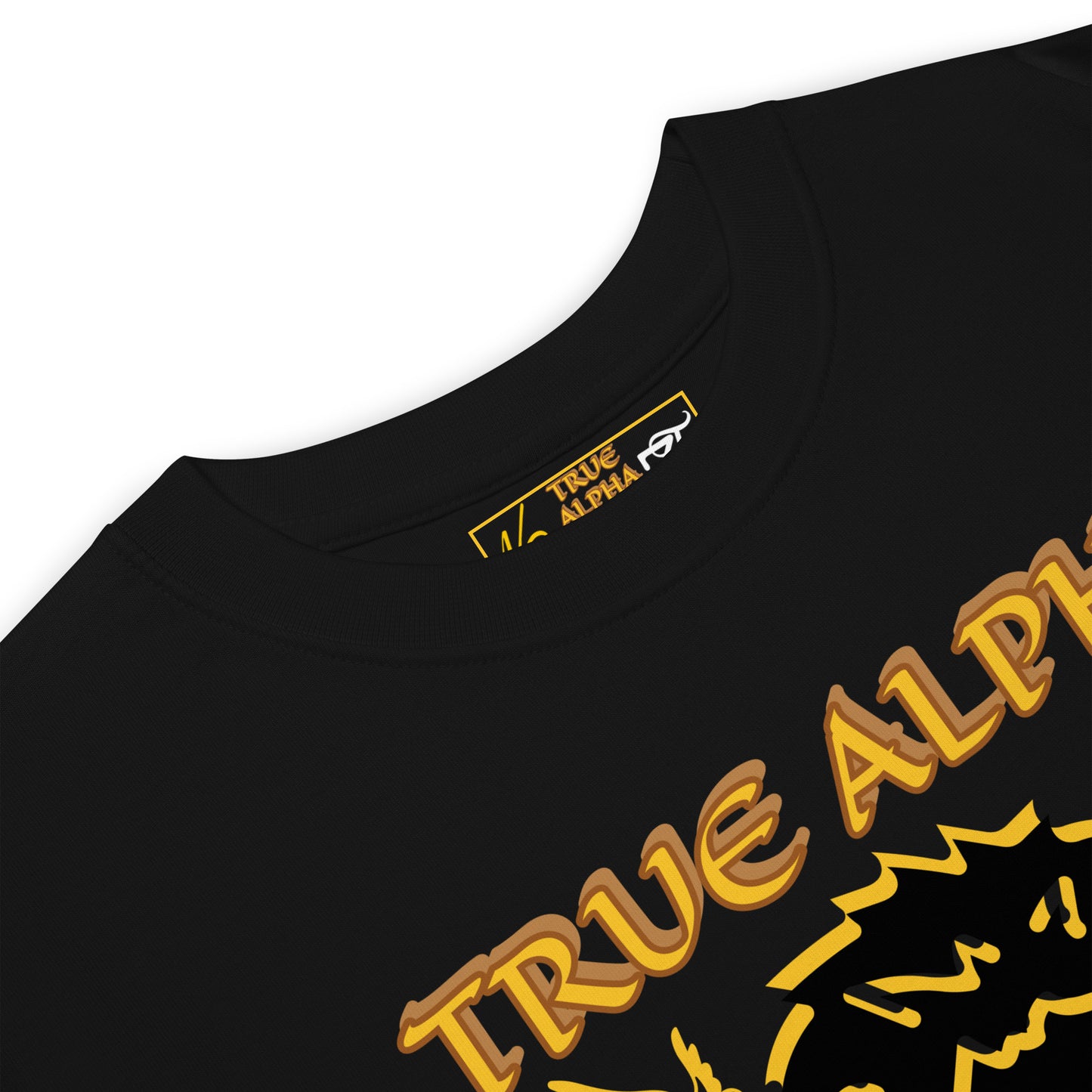 3TG True Alpha (Melanated Dark King Lineage Lion Print) T-Shirt