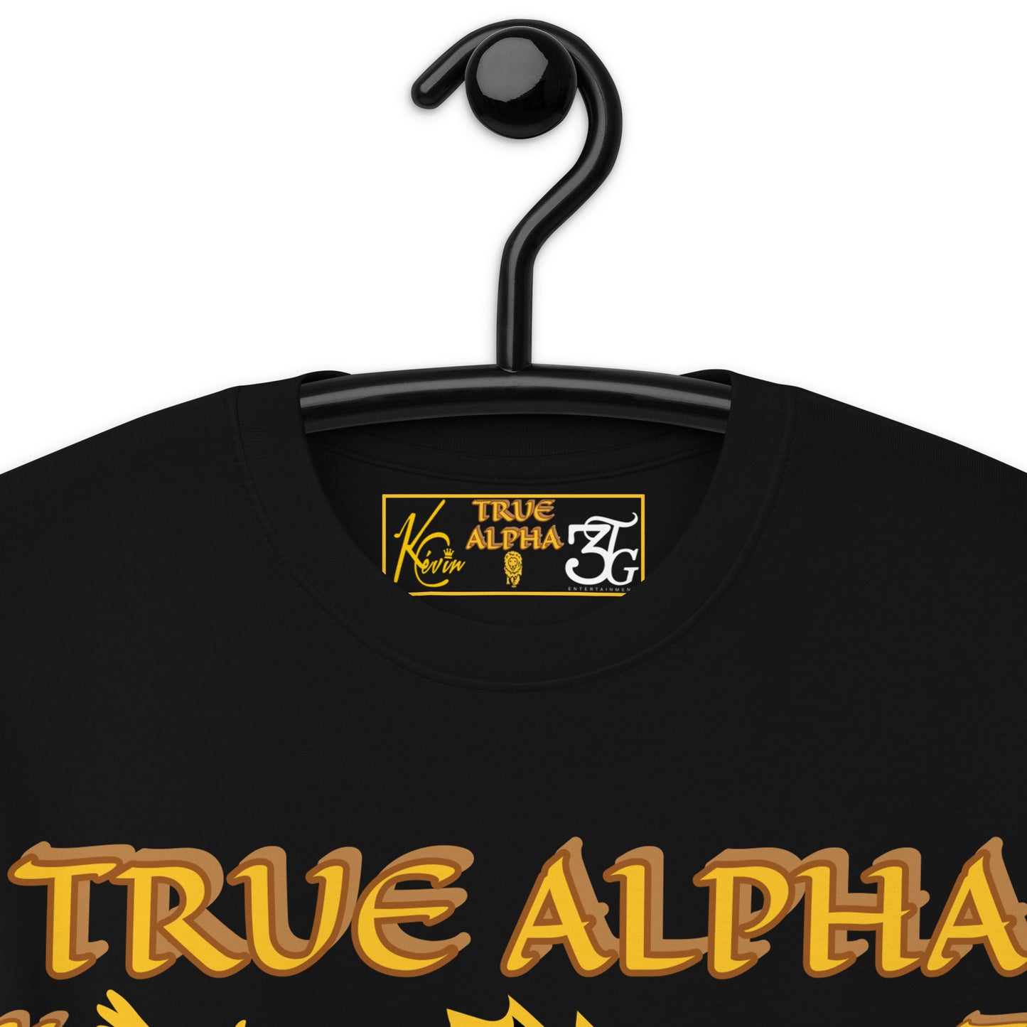 3TG True Alpha (Melanated Dark King Lineage Lion Print) T-Shirt