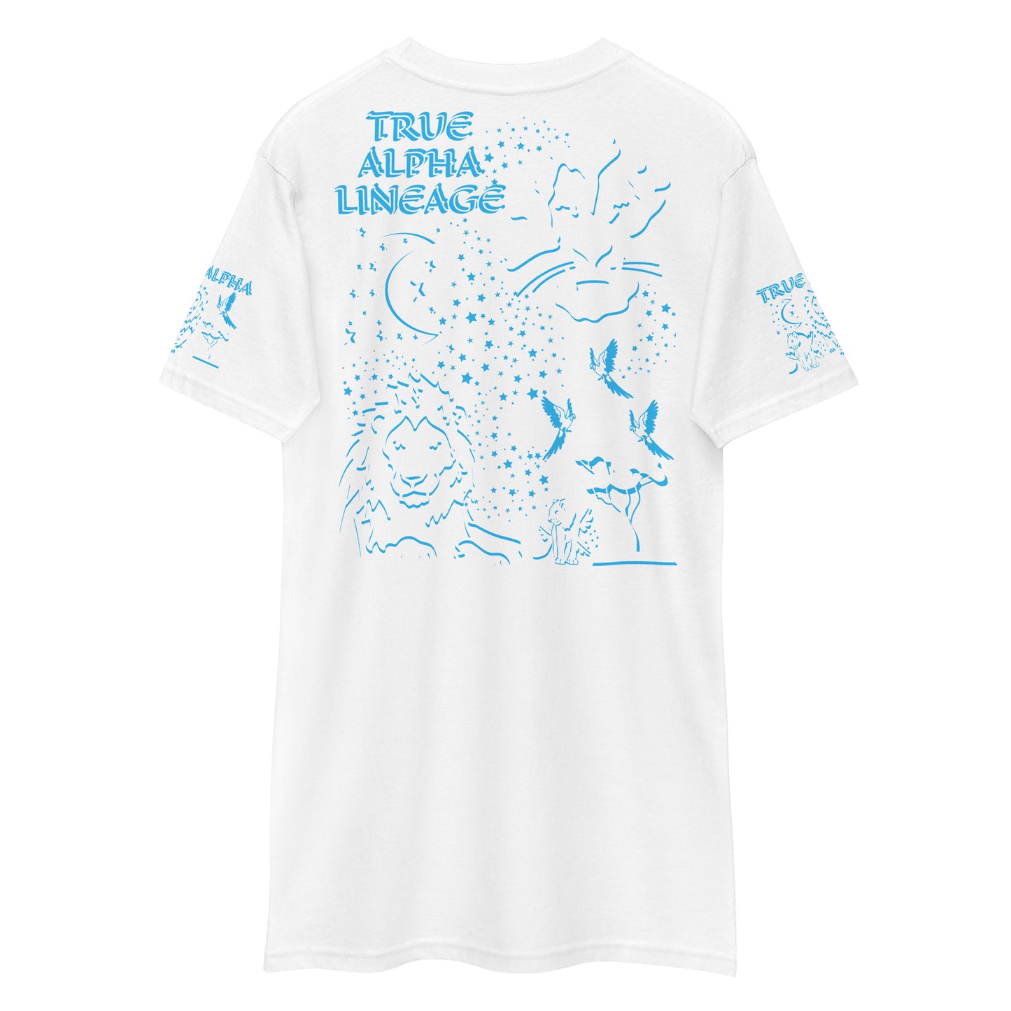 3TG True Alpha (Sky King Lineage Lion Print) T-Shirt