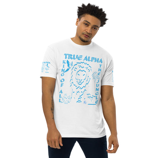 3TG True Alpha (Sky King Lineage Lion Print) T-Shirt