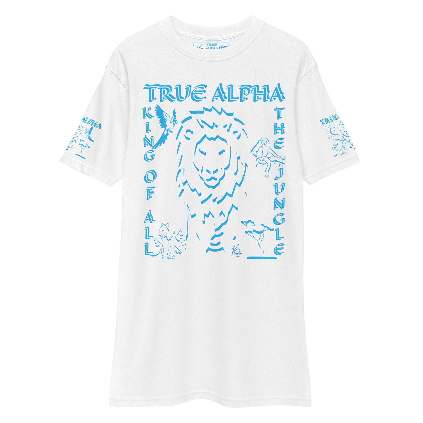 3TG True Alpha (Sky King Lineage Lion Print) T-Shirt