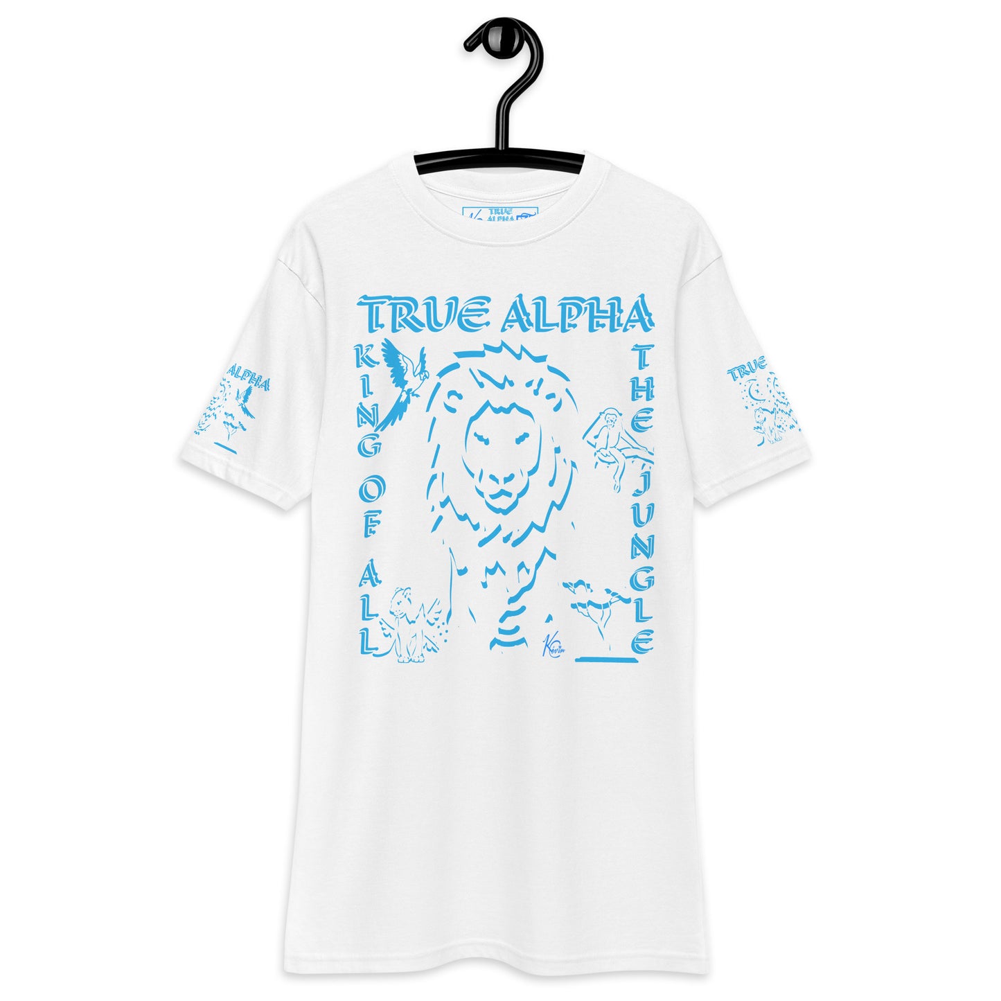 3TG True Alpha (Sky King Lineage Lion Print) T-Shirt