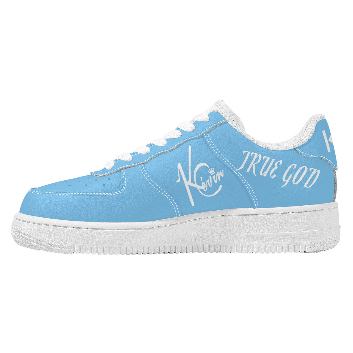 3TG True God Low-Top Shoes (Baby Blue & White Edition)