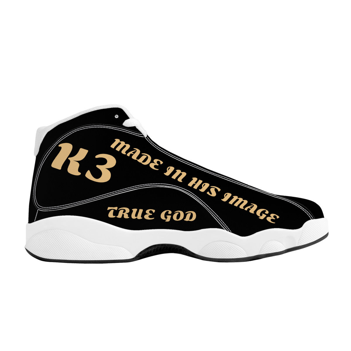 3TG True God Shoes (Black & Soft Gold Melanated Edition)