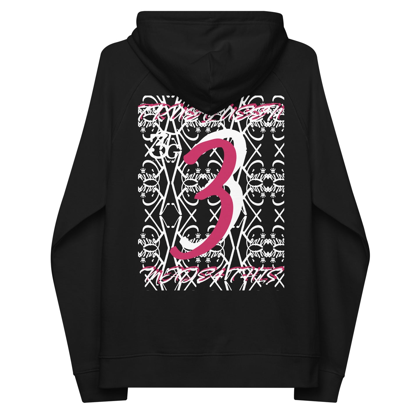 3TG True Queen Raglan Hoodie