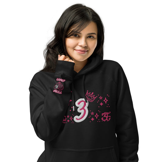 3TG True Queen Raglan Hoodie