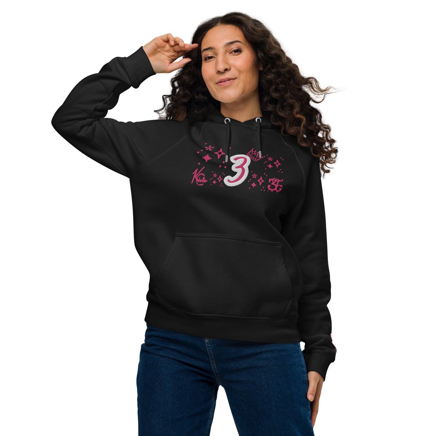 3TG True Queen Raglan Hoodie