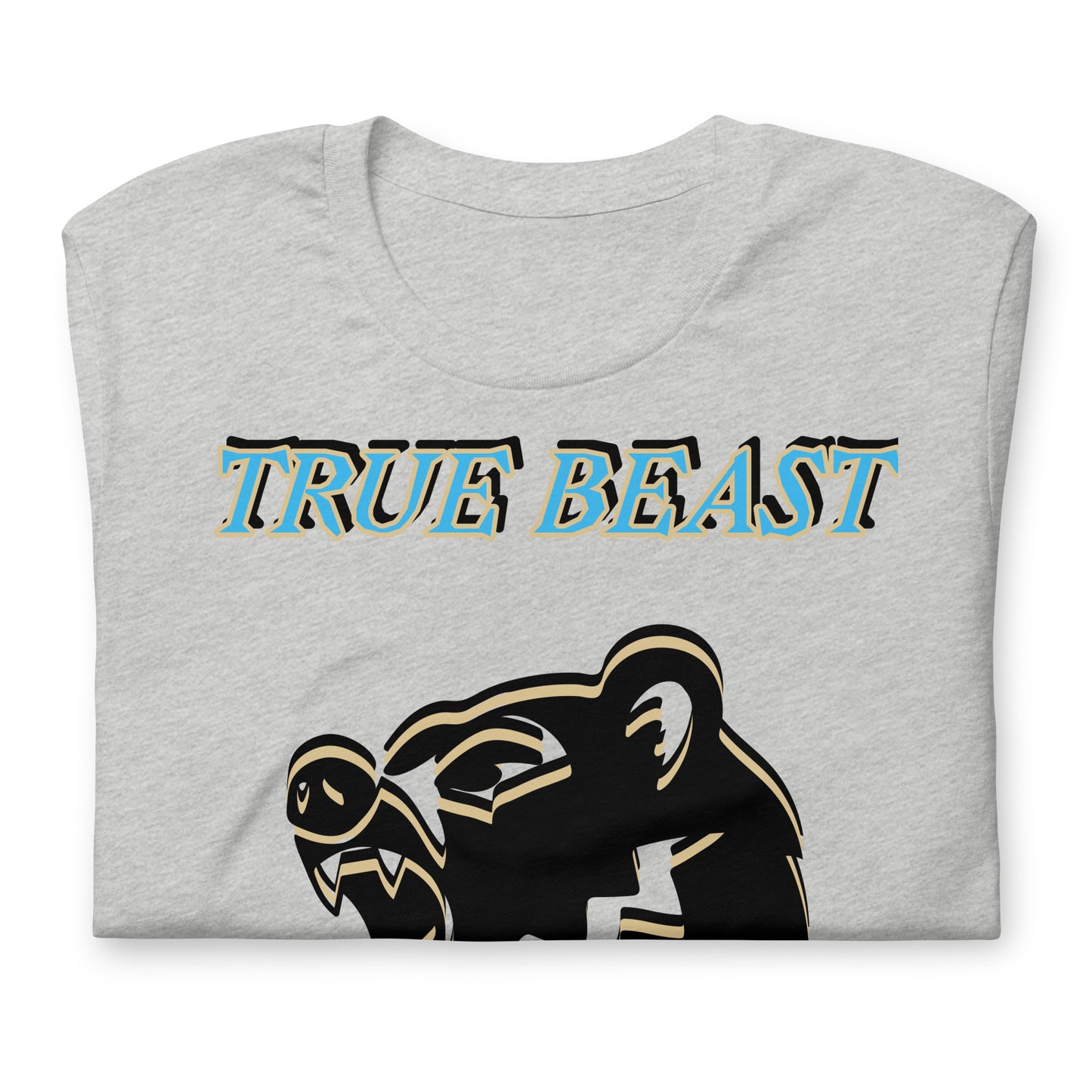 3TG True Beast Men's T-Shirt (Grey Storm Papa Bear Instinct Edition)