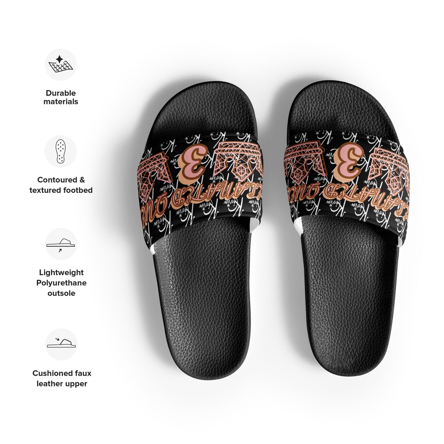 3TG True Melanated Queen Women's slides (Special Edition)