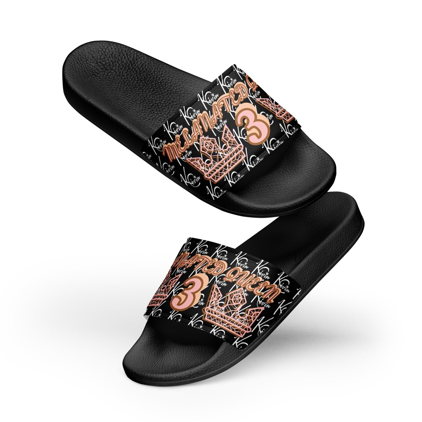 3TG True Melanated Queen Women's slides (Special Edition)