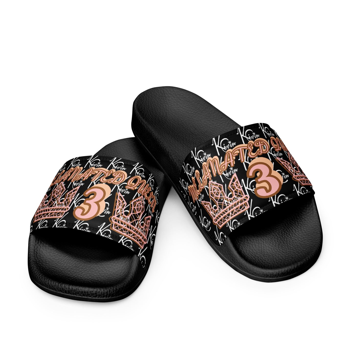 3TG True Melanated Queen Women's slides (Special Edition)