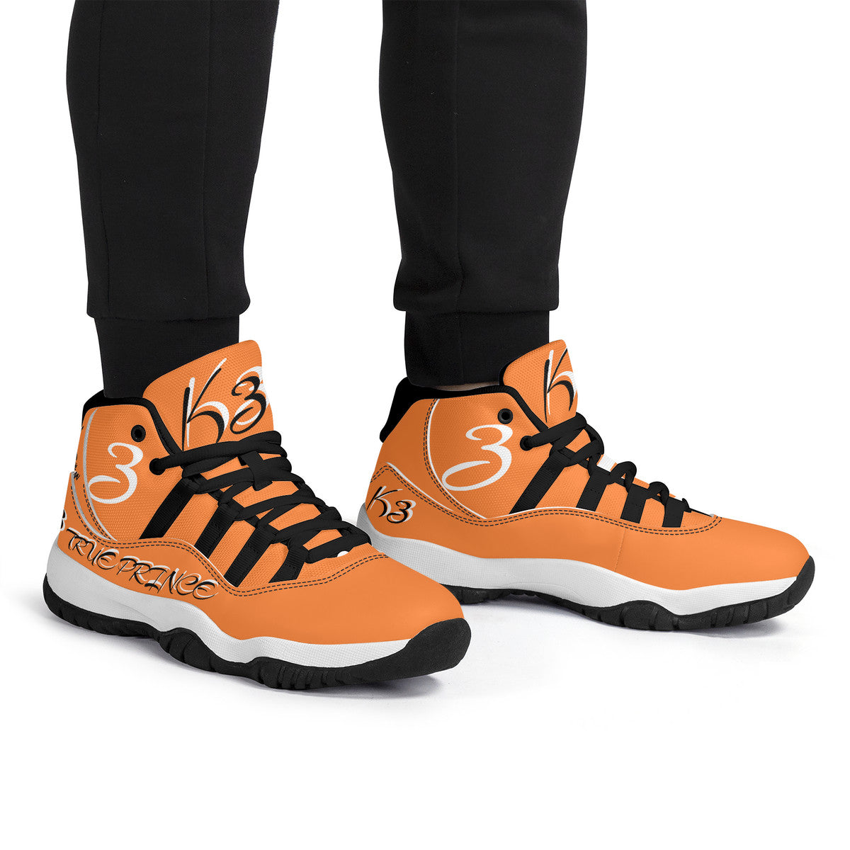 3TG True Prince (Orange & Black) Shoes